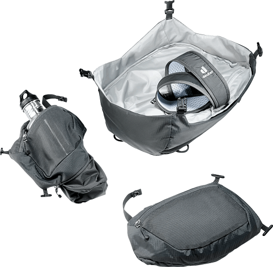 Рюкзак женский Deuter Aircontact Pro 65+10 SL Graphite - Фото 11 большая
