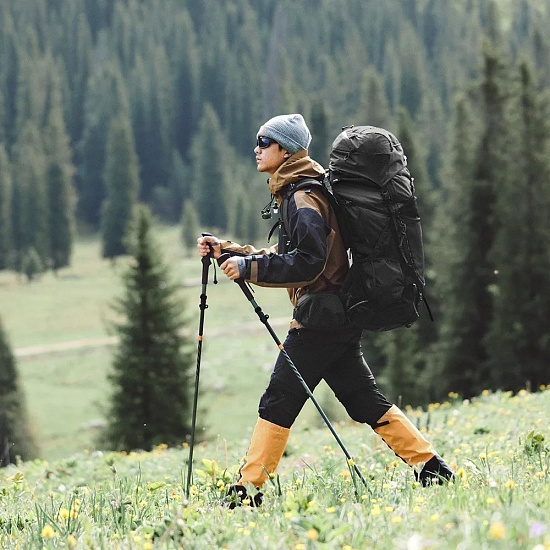 Рюкзак Naturehike Helium 70L Black - Фото 9 большая
