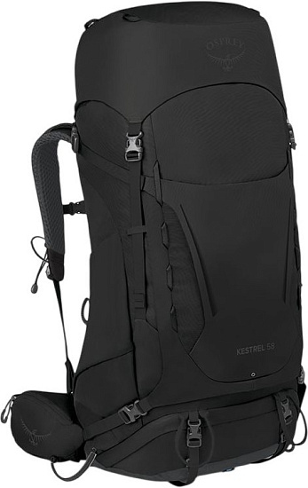 Рюкзак Osprey Kestrel 58 Black - Фото 1 большая