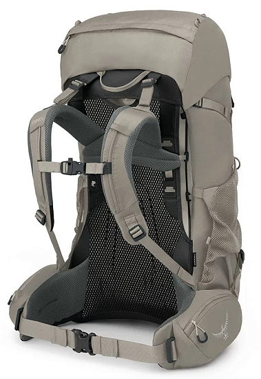 Рюкзак женский Osprey Renn 65 Pediment Grey/Linen Tan - Фото 2 большая