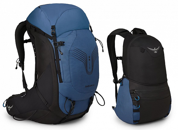 Рюкзак Osprey Unltd AirScape 68 Marina Bay Blue - Фото 4 большая