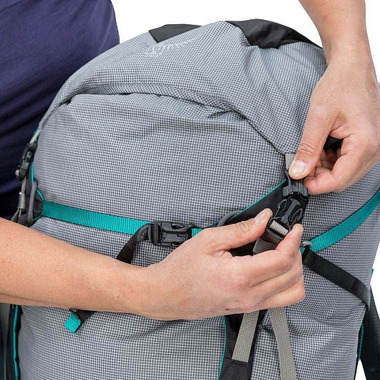 Рюкзак женский Osprey Ariel Pro 65 Voyager Grey - Фото 7 большая