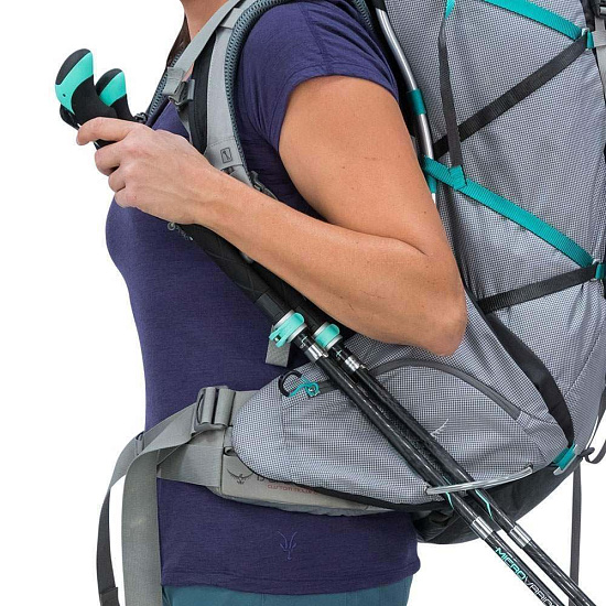 Рюкзак женский Osprey Ariel Pro 65 Voyager Grey - Фото 10 большая