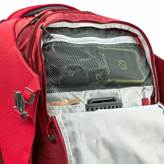 Рюкзак Osprey Porter 65 Diablo Red - Фото 12 большая