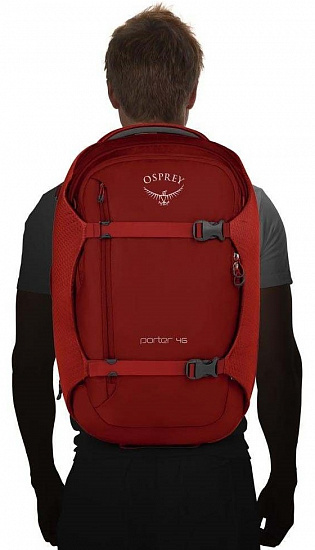 Рюкзак Osprey Porter 46 Black - Фото 8 большая