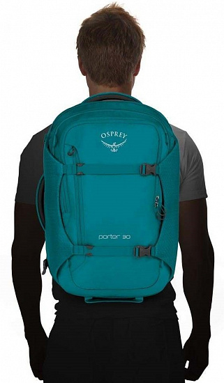 Рюкзак Osprey Porter 30 Mineral Teal - Фото 7 большая