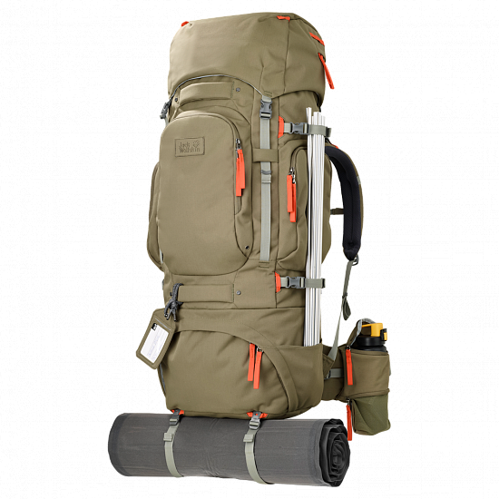 Рюкзак Jack Wolfskin Hobo King 85 Burnt Olive - Фото 3 большая