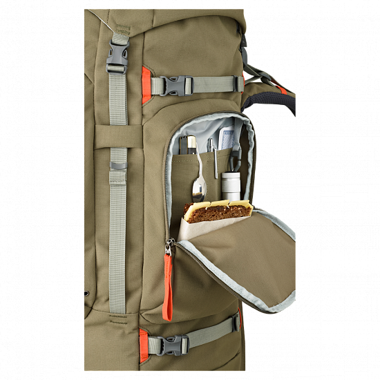 Рюкзак Jack Wolfskin Hobo King 85 Burnt Olive - Фото 4 большая