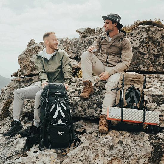 Рюкзак Naturehike Discovery 70L Brown - Фото 4 большая
