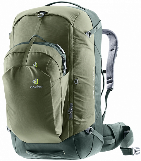 Рюкзак Deuter Aviant Access Pro 70 Khaki-Ivy - Фото 1 большая