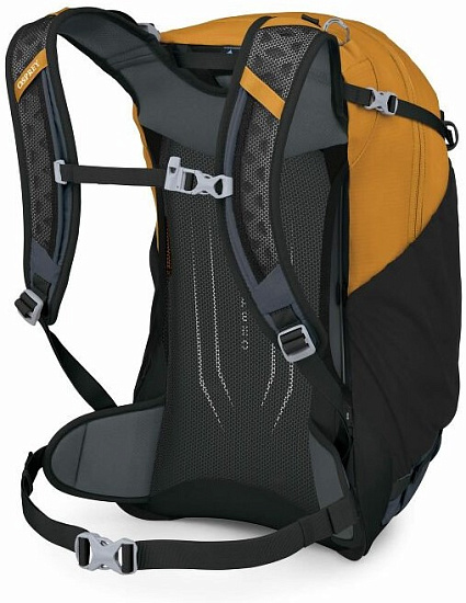 Рюкзак Osprey Hikelite 26 Tungsten/Yelow - Фото 2 большая