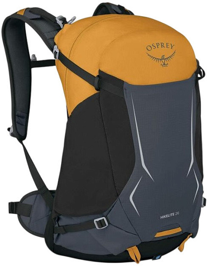 Рюкзак Osprey Hikelite 26 Tungsten/Yelow - Фото 1 большая