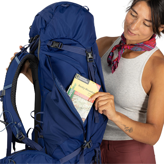 Рюкзак женский Osprey Kyte 48 Serenity Blue - Фото 6 большая