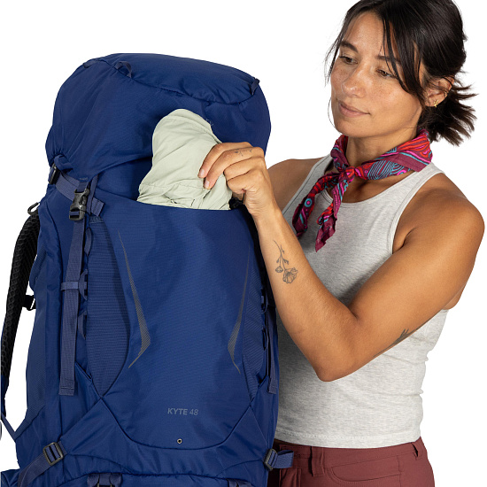 Рюкзак женский Osprey Kyte 48 Serenity Blue - Фото 9 большая