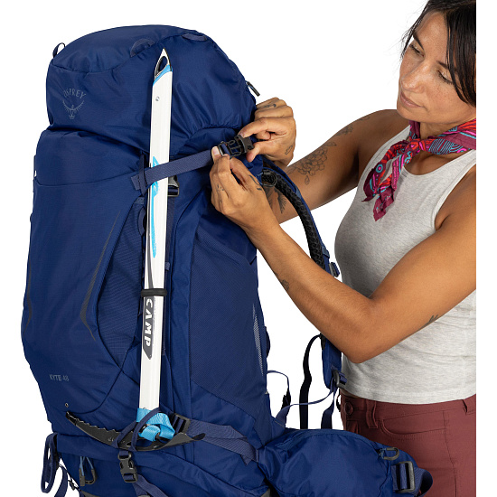 Рюкзак женский Osprey Kyte 48 Serenity Blue - Фото 10 большая
