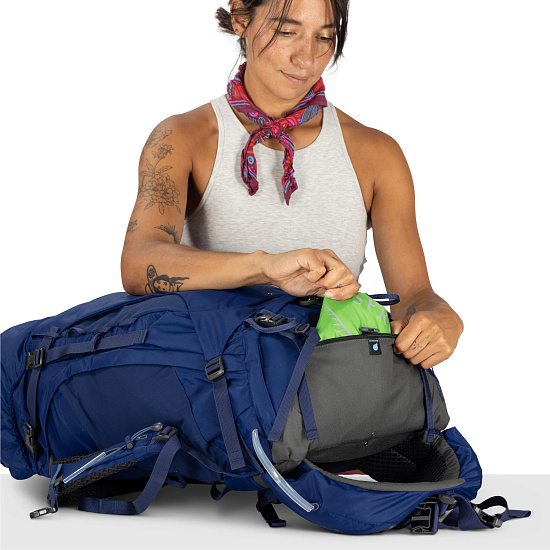Рюкзак женский Osprey Kyte 48 Serenity Blue - Фото 11 большая