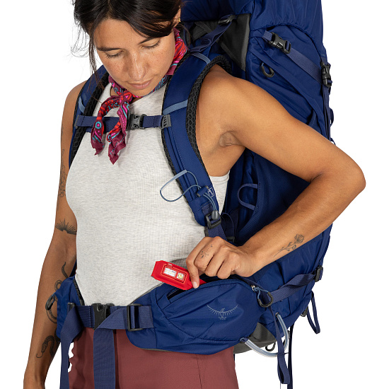 Рюкзак женский Osprey Kyte 48 Serenity Blue - Фото 13 большая