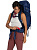 Рюкзак женский Osprey Kyte Lt 65 Serenity Blue - Фото 6 малая