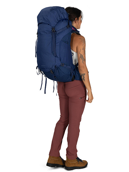 Рюкзак женский Osprey Kyte Lt 65 Serenity Blue - Фото 7 большая