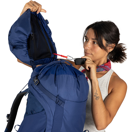 Рюкзак женский Osprey Kyte Lt 65 Serenity Blue - Фото 12 большая