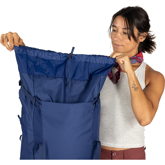 Рюкзак женский Osprey Kyte Lt 65 Serenity Blue - Фото 14 большая