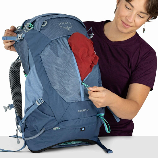 Рюкзак Osprey Sirrus 24 Sevres Blue - Фото 7 большая