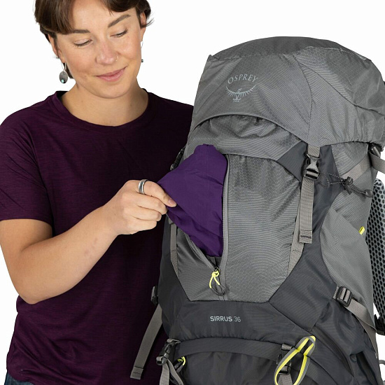 Рюкзак женский Osprey Sirrus 36 Medium Gray - Фото 9 большая