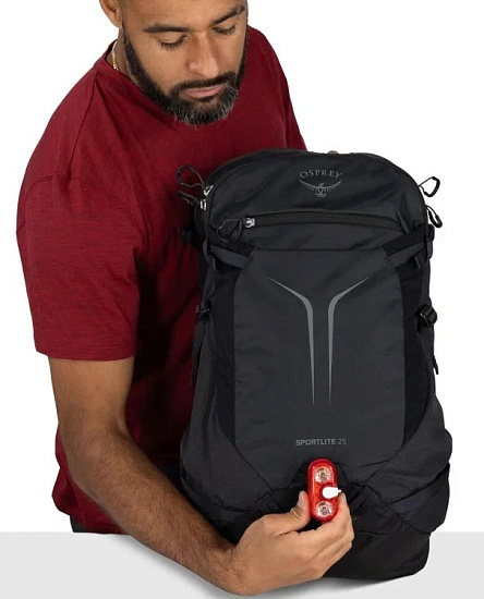 Рюкзак Osprey Sportlite 25 Raven Black - Фото 3 большая