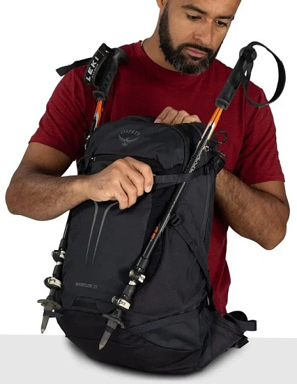 Рюкзак Osprey Sportlite 25 Raven Black - Фото 4 большая