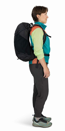 Рюкзак Osprey Hikelite 26 Raven Black - Фото 4 большая