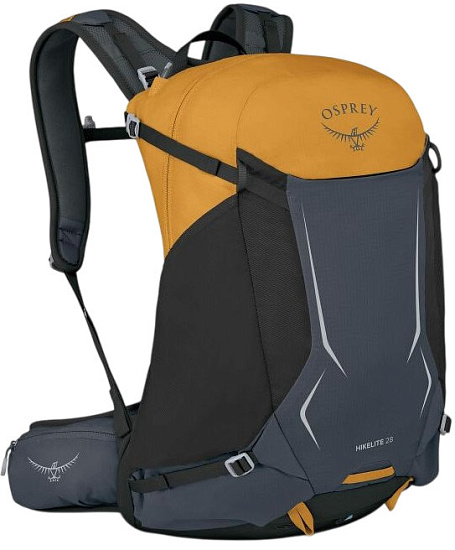 Рюкзак Osprey Hikelite 28 Tungsten/Yelow - Фото 1 большая