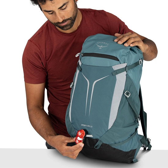 Рюкзак Osprey Sportlite 30 Torrent Blue - Фото 10 большая