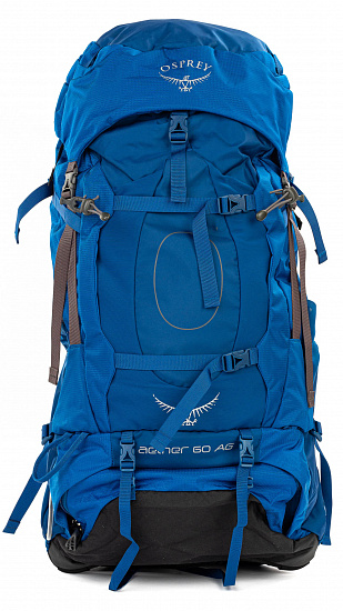 Рюкзак Osprey Aether AG 60 Neptune Blue - Фото 2 большая