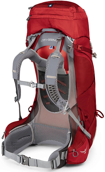 Рюкзак женский Osprey Ariel AG 55 Picante Red - Фото 2 большая