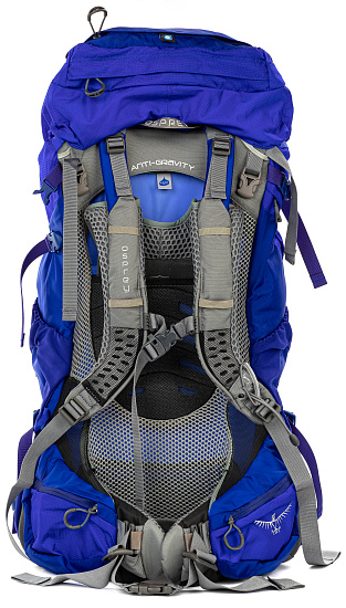 Рюкзак женский Osprey Ariel AG 55 Tidal Blue - Фото 4 большая