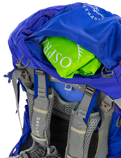 Рюкзак женский Osprey Ariel AG 55 Tidal Blue - Фото 5 большая