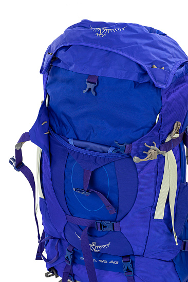 Рюкзак женский Osprey Ariel AG 55 Tidal Blue - Фото 8 большая