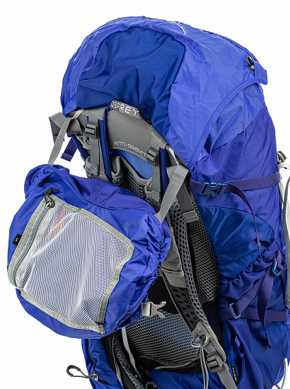 Рюкзак женский Osprey Ariel AG 65 Tidal Blue - Фото 8 большая