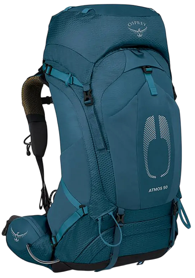 Рюкзак Osprey Atmos AG 50 Venturi Blue - Фото 1 большая