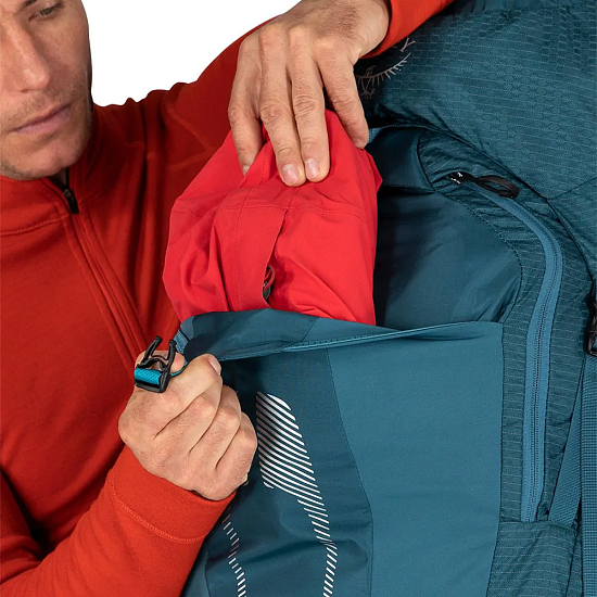 Рюкзак Osprey Atmos AG 65 Venturi Blue - Фото 6 большая