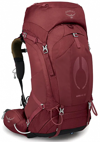 Рюкзак женский Osprey Aura AG 50 Berry Sorbet Red - Фото 1 большая