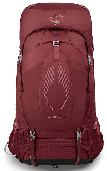 Рюкзак женский Osprey Aura AG 50 Berry Sorbet Red - Фото 3 большая