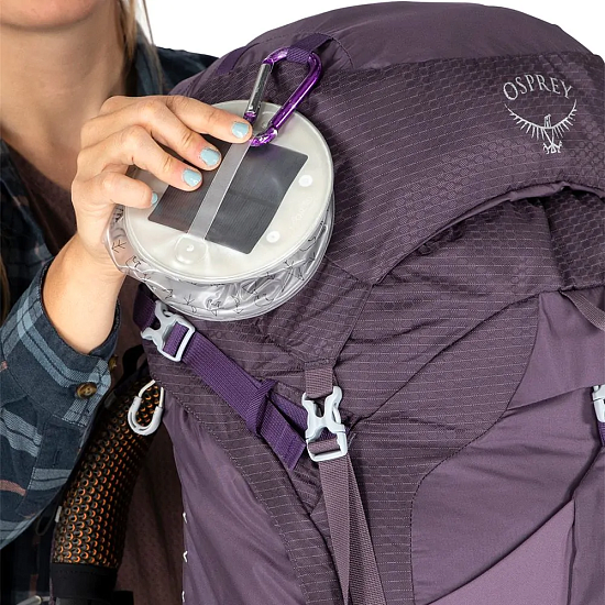 Рюкзак женский Osprey Aura AG 50 Berry Sorbet Red - Фото 9 большая