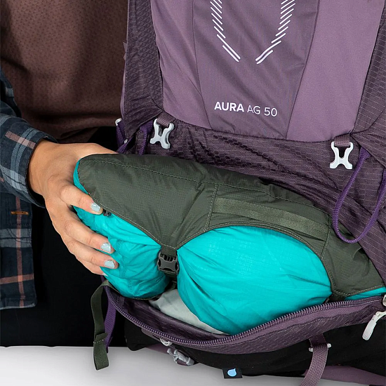 Рюкзак женский Osprey Aura AG 50 Enchantment Purple - Фото 17 большая