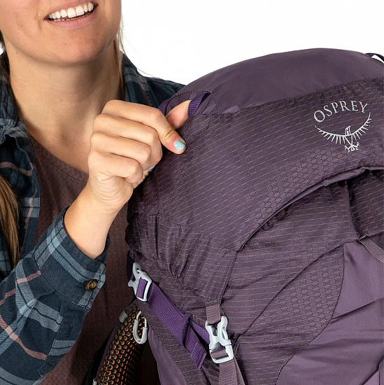 Рюкзак женский Osprey Aura AG 50 Tungsten Grey - Фото 8 большая