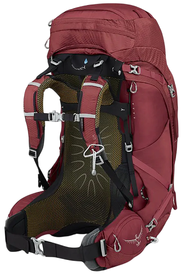 Рюкзак женский Osprey Aura AG 65 Berry Sorbet Red - Фото 2 большая