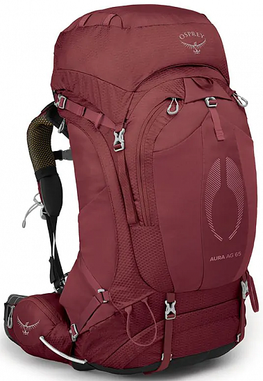 Рюкзак женский Osprey Aura AG 65 Berry Sorbet Red - Фото 1 большая