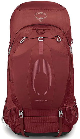Рюкзак женский Osprey Aura AG 65 Berry Sorbet Red - Фото 3 большая