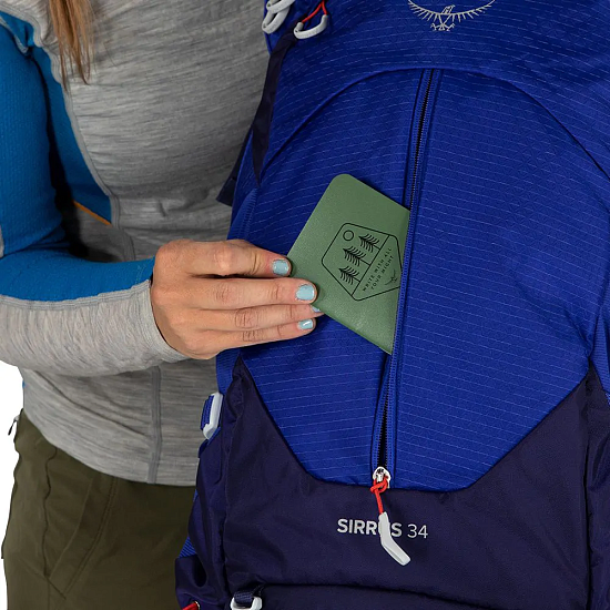 Рюкзак женский Osprey Sirrus 34 Muted Space Blue - Фото 10 большая