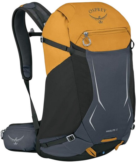 Рюкзак Osprey Hikelite 32 Tungsten/Yelow - Фото 1 большая